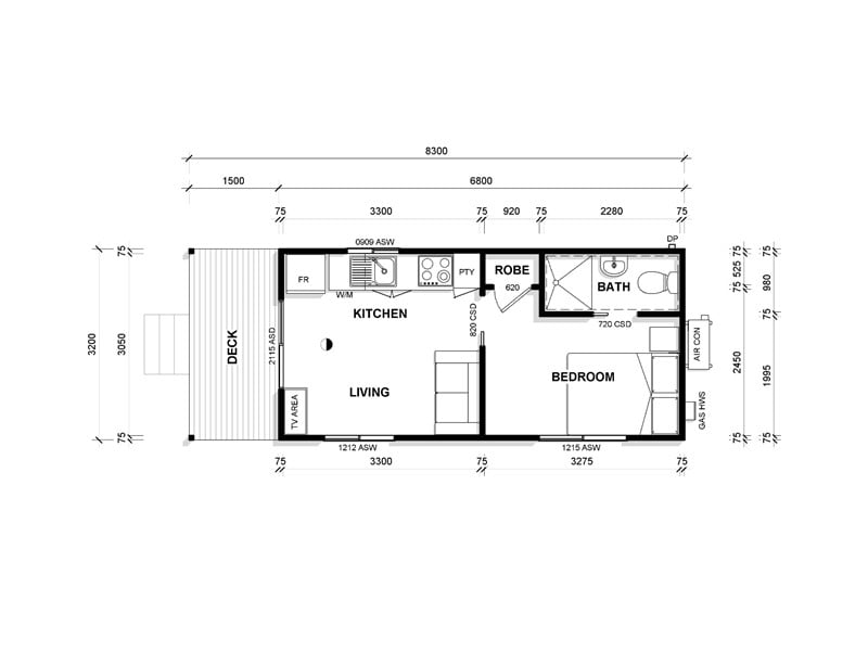 Tinyhouse 1 floorplan